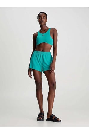 CROP TOP, D09 Kadın Yeşil Bralet