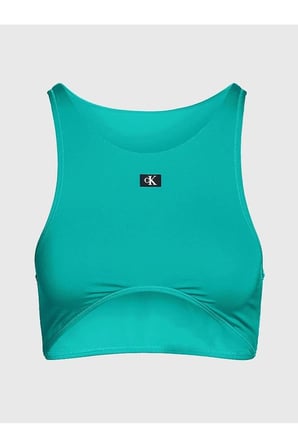 CROP TOP, D09 Kadın Yeşil Bralet