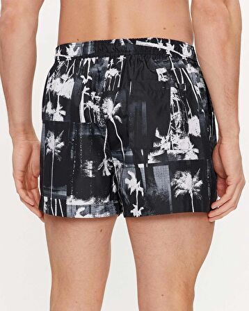 Calvin Klein Drawstring Print Deniz Şortu