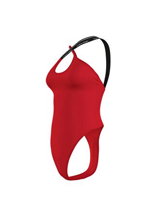 Calvin Klein Kırmızı Kadın Mayo HALTER ONE PIECE KW0KW02423XNE