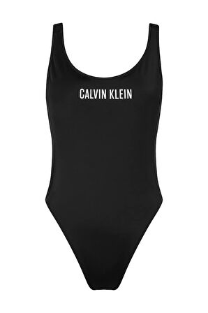 Kadın SCOOP BACK Tek Parça Mayo - Siyah  | 1XL