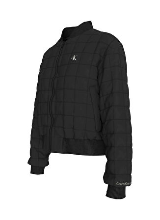 Calvin Klein Jeans Standart Siyah Kadın Ceket QUILTED BOMBER