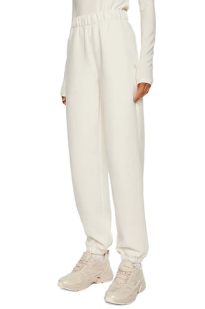 CK Jeans WAFFLE KNIT CUFFED JOG PANT Kadın Beyaz Eşofman Altı J20J223920-YBI