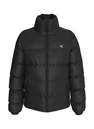 Calvin Klein Jeans Siyah Kadın Şişme Mont LW PADDED FITTED JACKET