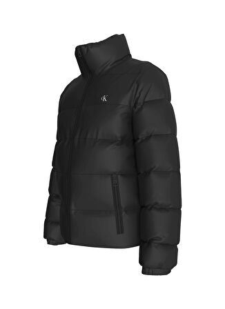 Calvin Klein Jeans Siyah Kadın Şişme Mont LW PADDED FITTED JACKET