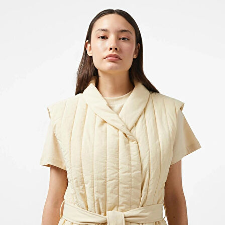 Calvin Klein LW Padded Vertical Quilt Vest Kadın Yelek,