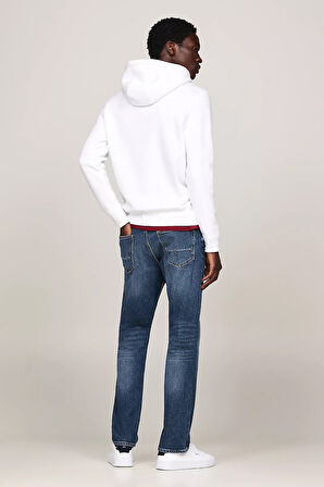 Erkek TOMMY LOGO HOODY Sweatshirt - Beyaz | XS