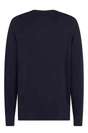 Erkek Bisiklet Yaka Crew Neck Kazak - Lacivert | S