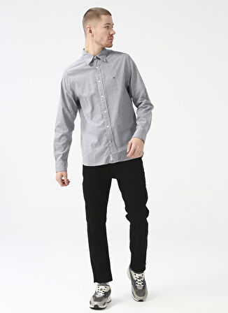 Tommy Hilfiger Normal Bel Normal Paça Straight Mavi Erkek Denim Pantolon MW0MW155951B8