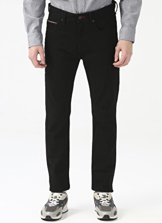 Tommy Hilfiger Normal Bel Normal Paça Straight Mavi Erkek Denim Pantolon MW0MW155951B8