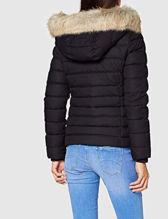 Tjw Basic Hooded Down Jacket Dış Giyim Kadın