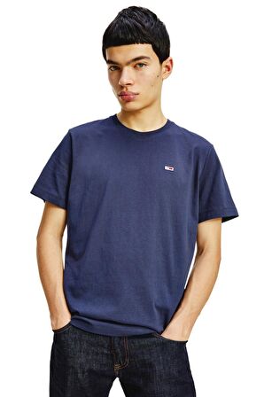 Tommy Hilfiger Tjm Classic Jersey Bisiklet Yaka  Erkek Tişört