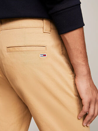 Erkek Slim Fit Chino Pantolon-Bej | 32/32