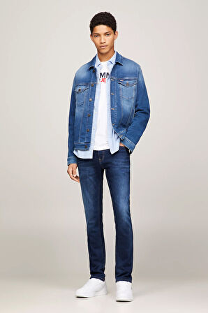 Erkek SCANTON SLIM ASDBS Jean Pantolon-Lacivert | 31/30