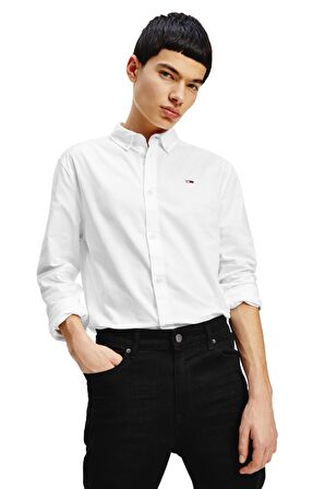 Tommy Hilfiger Tjm Slim Stretch Oxford Erkek Gömlek