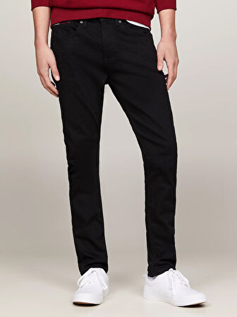 Erkek Tapered Slım Fıt Black Jean Pantolon | 29/32