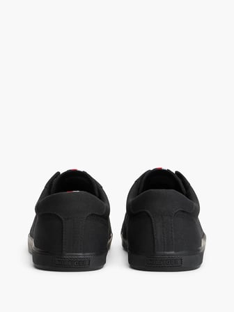 TOMMY HILFIGER Erkek Marka Logolu Günlük Kullanıma Uygun Siyah Sneaker FM0FM00596 0GJ