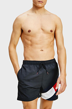 Tommy Hilfiger Siyah Erkek Şort Mayo UM0UM02048BDS