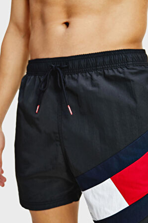 Tommy Hilfiger Siyah Erkek Şort Mayo UM0UM02048BDS