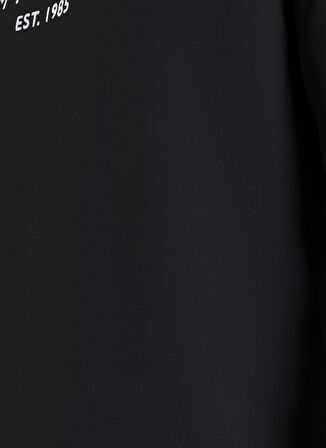 Bisiklet Yaka Siyah Erkek Sweatshırt MW0MW11596BDS