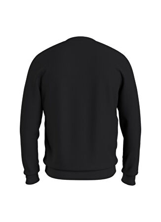 Bisiklet Yaka Siyah Erkek Sweatshırt MW0MW11596BDS