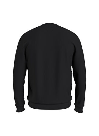 Bisiklet Yaka Siyah Erkek Sweatshırt MW0MW11596BDS