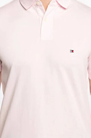 TOMMY HILFIGER Erkek  1Pembe Polo Yaka T-Shirt MW0MW17770 TOG