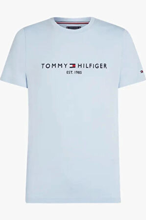 Tommy Hilfiger Erkek Mavi Slim Fit T-Shirt