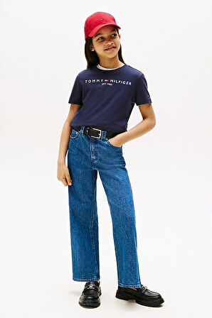 Unisex Çocuk Th Essential Cotton T-Shirt - Lacivert | 7 Yaş
