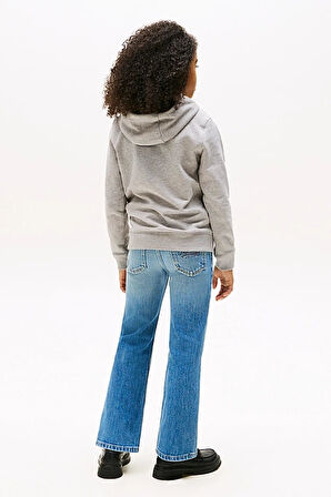 Unisex Çocuk Th Essential Hoodie Kapüşonlu Sweatshirt - Gri | 12 Yaş