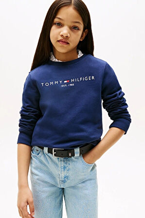 Unisex Çocuk Th Essential Sweatshirt - Lacivert | 8 Yaş