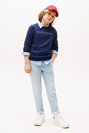 Unisex Çocuk Th Essential Sweatshirt - Lacivert | 8 Yaş