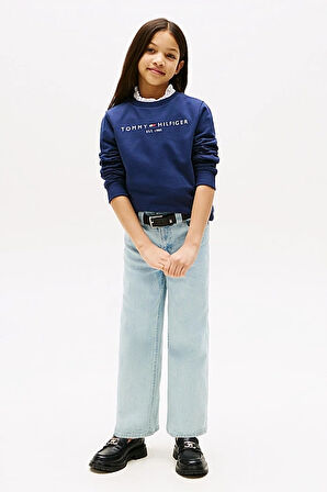 Unisex Çocuk Th Essential Sweatshirt - Lacivert | 8 Yaş