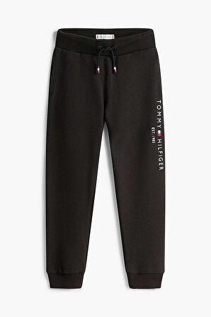 Unisex Çocuk Essential Pure Cotton Logo Jogger Eşofman Altı - Siyah | 14 Yaş