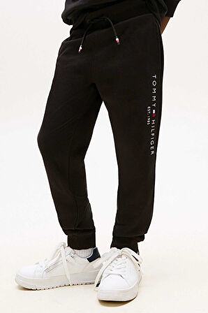 Unisex Çocuk Essential Pure Cotton Logo Jogger Eşofman Altı - Siyah | 14 Yaş