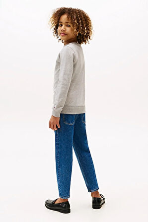 Unisex Çocuk Th Essential Sweatshirt - Gri | 7 Yaş