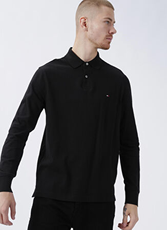 Tommy Hilfiger Bisiklet Yaka Siyah Erkek T-Shirt MW0MW20183BDS