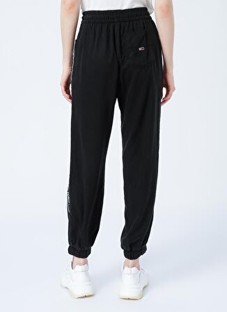 Tommy Jeans DW0DW12155BDS  Normal Bel Relaxed Siyah Kadın Pantolon
