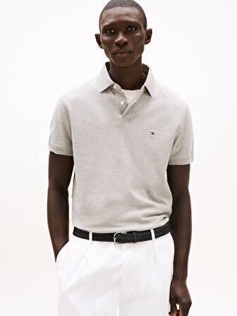 TOMMY HILFIGER Erkek  Gri Polo Yaka T-Shirt MW0MW17770 P01