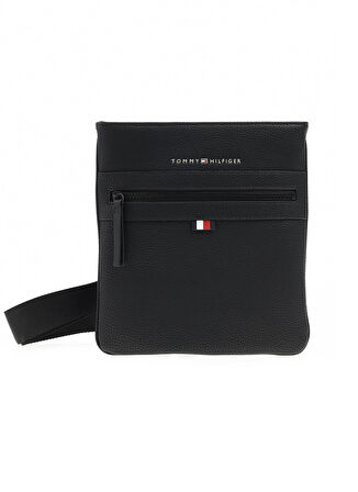 Tommy Hilfiger Siyah Erkek Postacı Çantası ESSENTIAL PU CROSSOVER