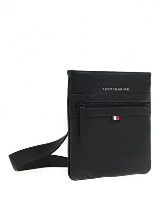 Tommy Hilfiger Siyah Erkek Postacı Çantası ESSENTIAL PU CROSSOVER