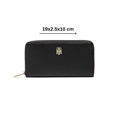Tommy Hilfiger Kadın Cüzdan Gold Logo Detaylı 8720117442211