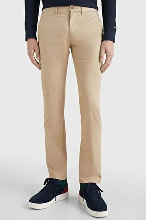 Tommy Hilfiger CHINO BLEECKER 1985 PIMA COTTON Erkek BEJ Pantolon MW0MW26619AEG