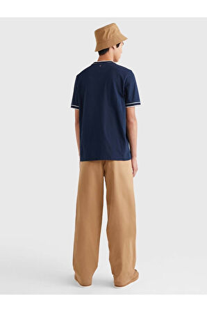 İşlemeli Script NYC Logolu Tişört