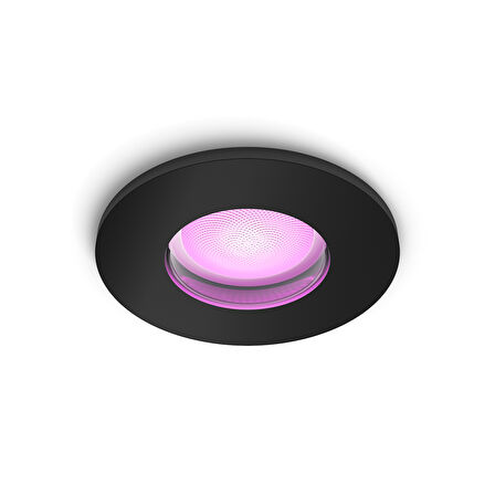 Philips Hue Xamento Siyah Sıva Üstü RGB Akıllı LED Spot IP44 400 Lumen GU10 Spot Dahildir