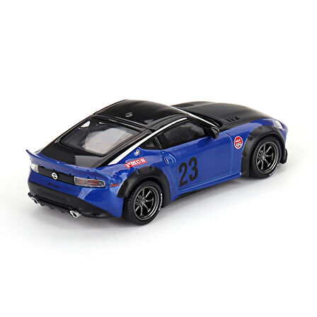 1:64 Diecast Nissan Z LB Nation Works Serian Blue Mini GT Model Araba
