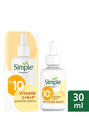 Simple Booster Serum Vitamins C+ E+ F* 30 ml