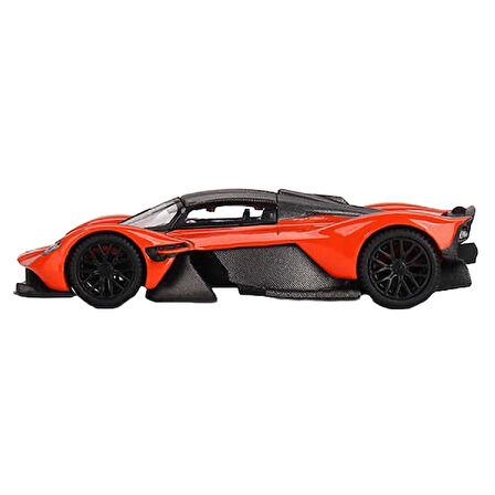 1:64 Diecast Aston Martin GT Valkyrie Maximum Orange Mini GT Model Araba