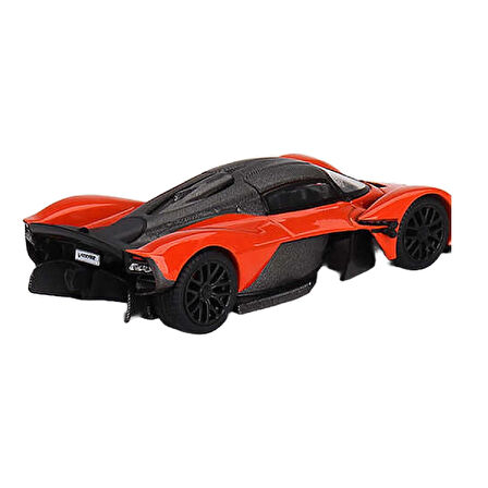 1:64 Diecast Aston Martin GT Valkyrie Maximum Orange Mini GT Model Araba