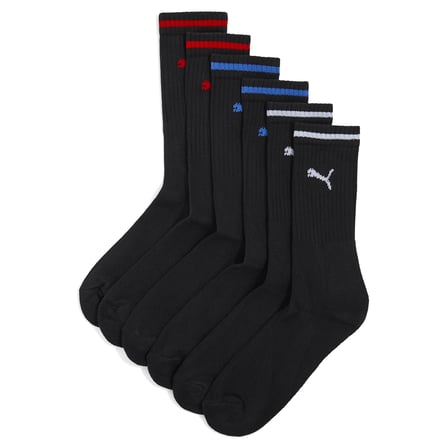 Sport Crew Stripe 3'lü Unisex Siyah Günlük Stil Çorap 90794101